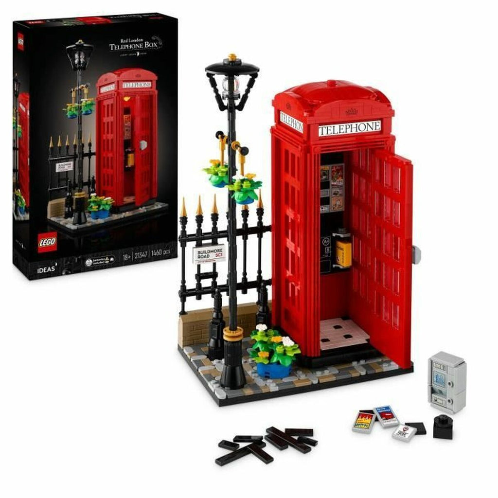 Construction set Lego 21347 London Telephone Booth 1460 Pieces-0