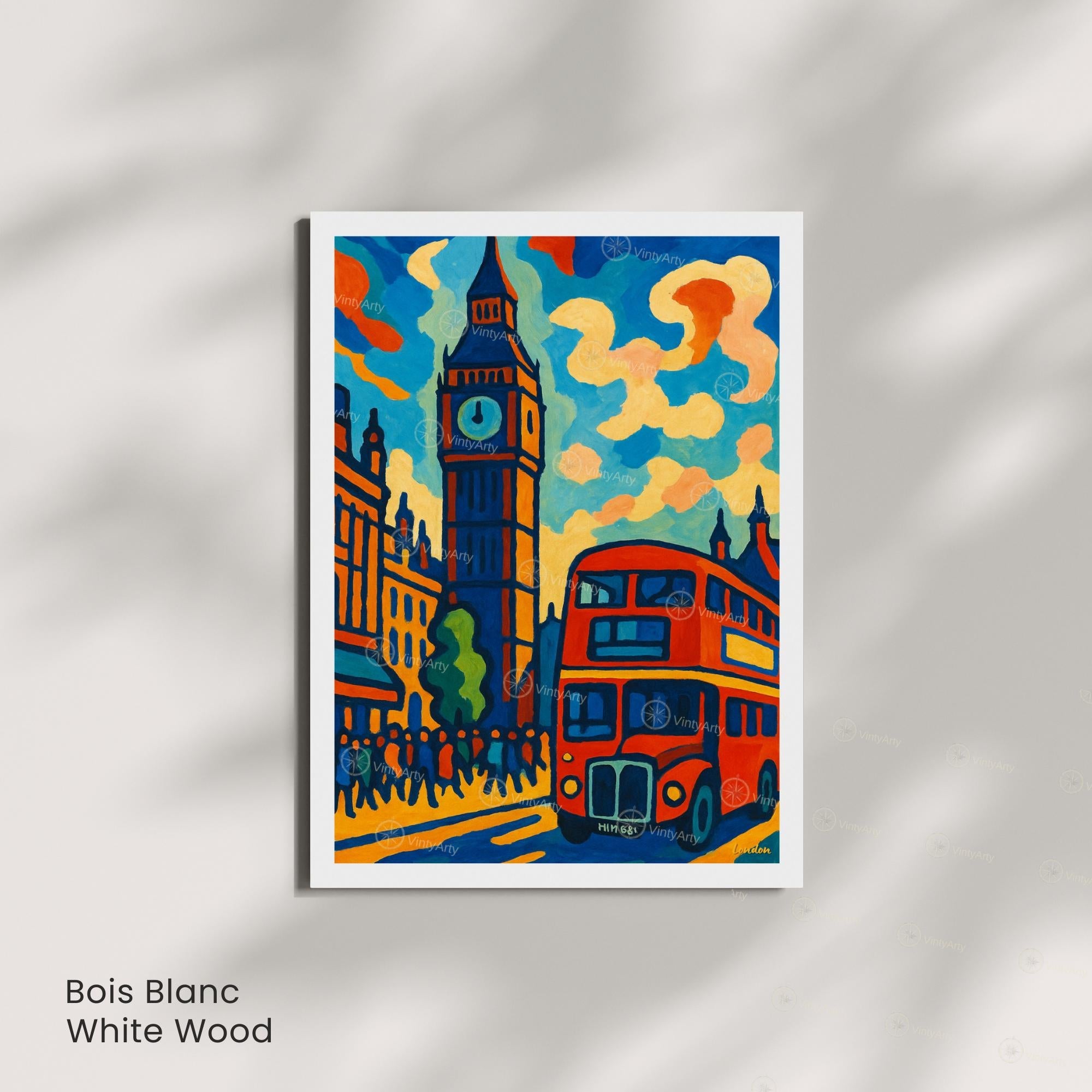 London Sunset Poster – Tower Bridge & The Shard | Modern Travel Art Print | British Wall Decor | Framed or Unframed