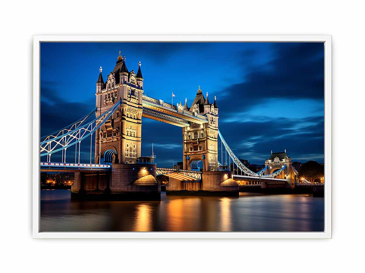 London Bridge Art Canvas Art  Print Poster