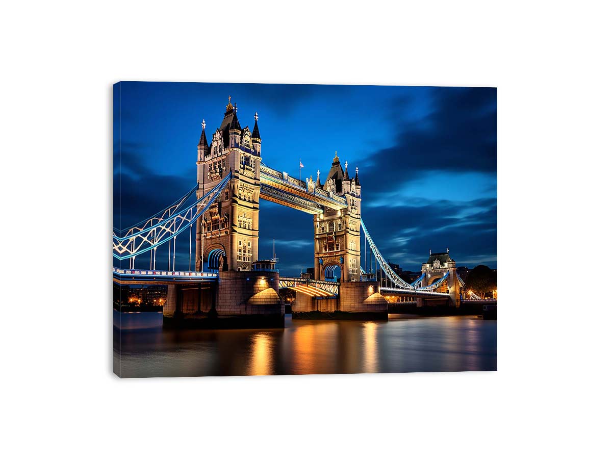 London Bridge Art Canvas Art  Print Poster