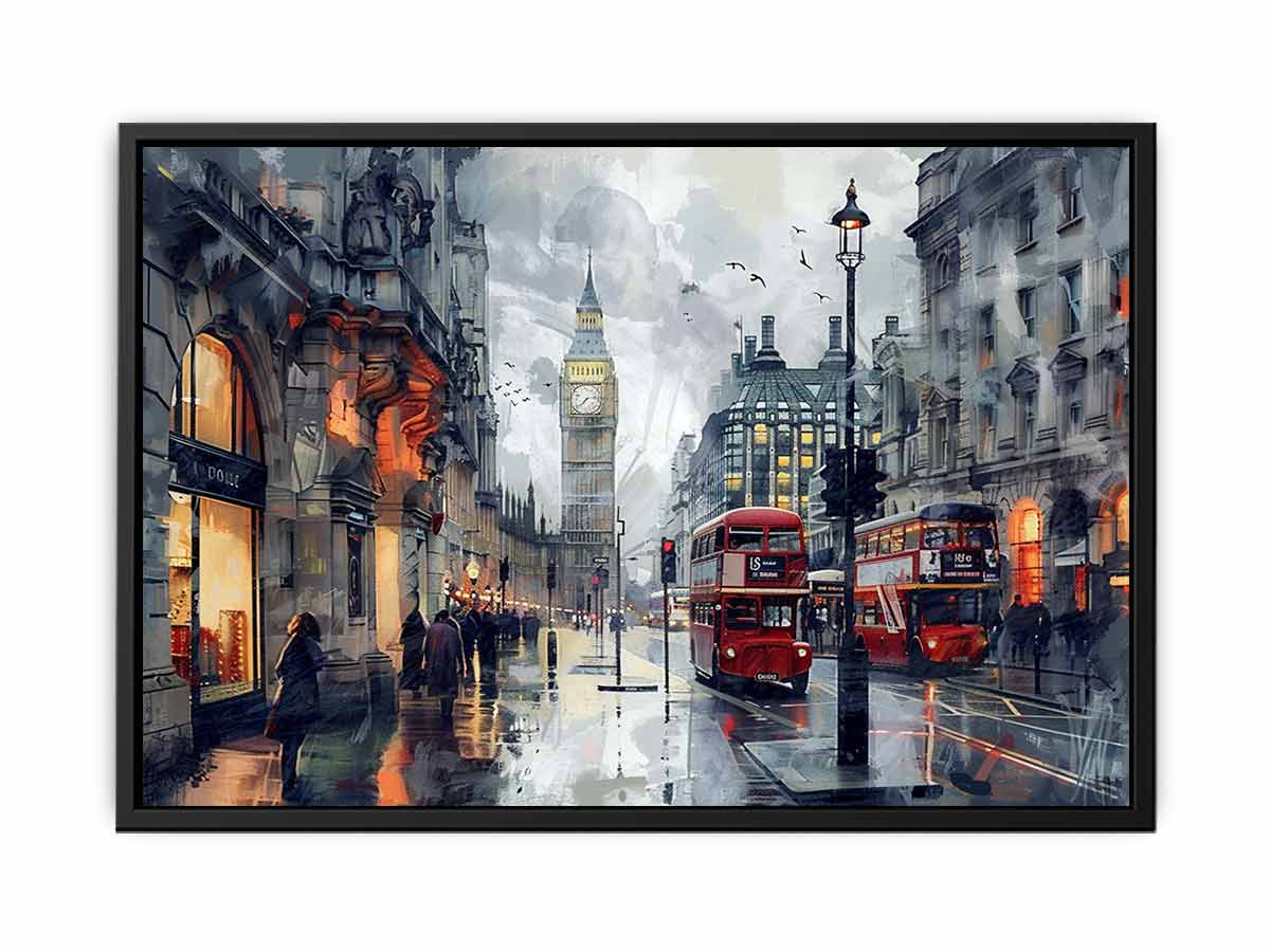 London Clock Tower Canvas Painting