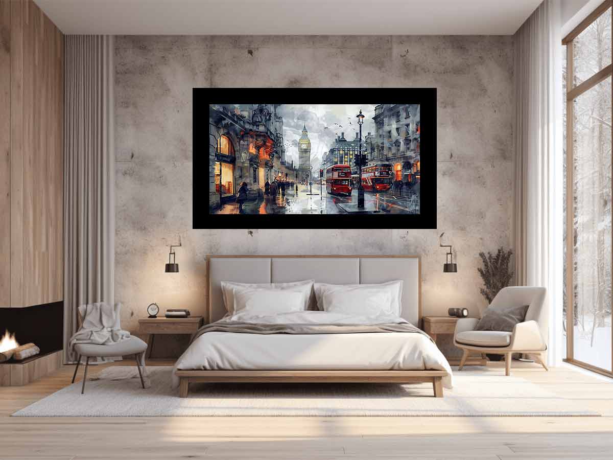 London Clock Tower Canvas Painting