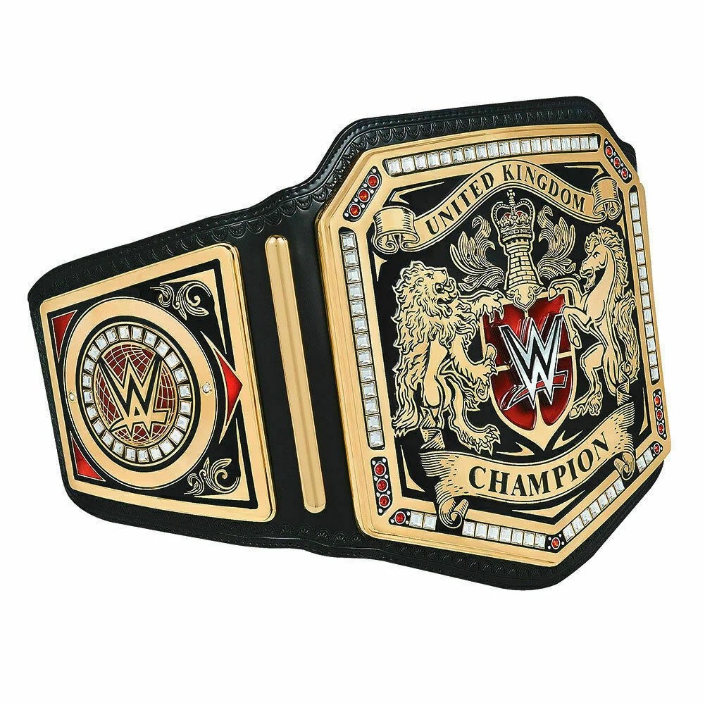 WWE World Heavy Weight Champion UK Title WWE World Championship Belt - BRASS, 4 MM