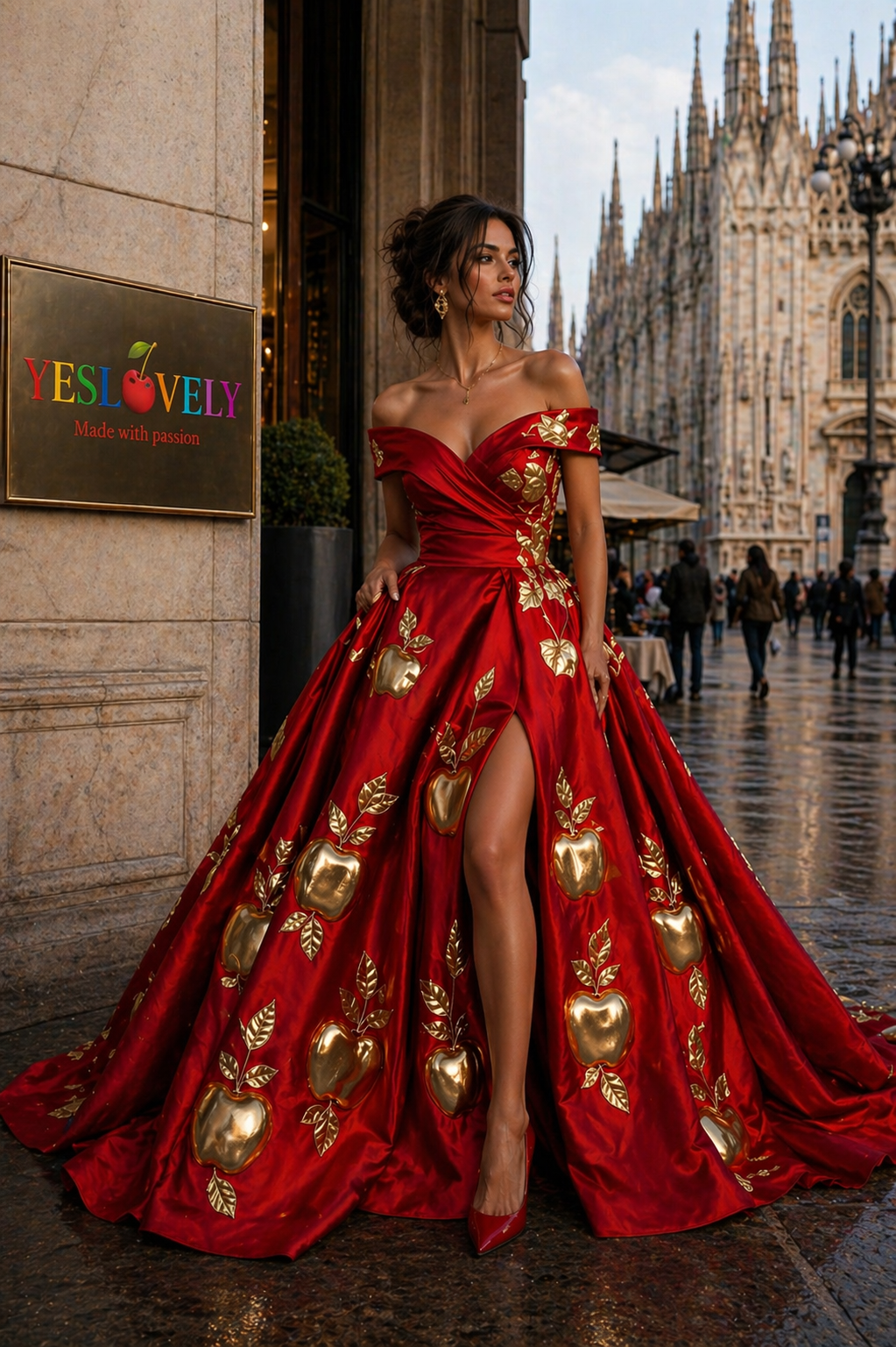 💃🍎 golden apple couture dress 💃🍎 golden apple couture dress